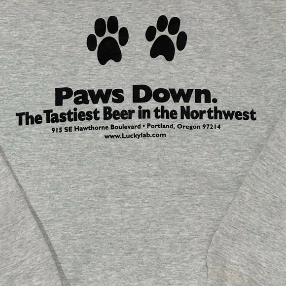 vintage 90s Portland Oregon Crewneck lucky labrador brewing company mens medium - Picture 3 of 9